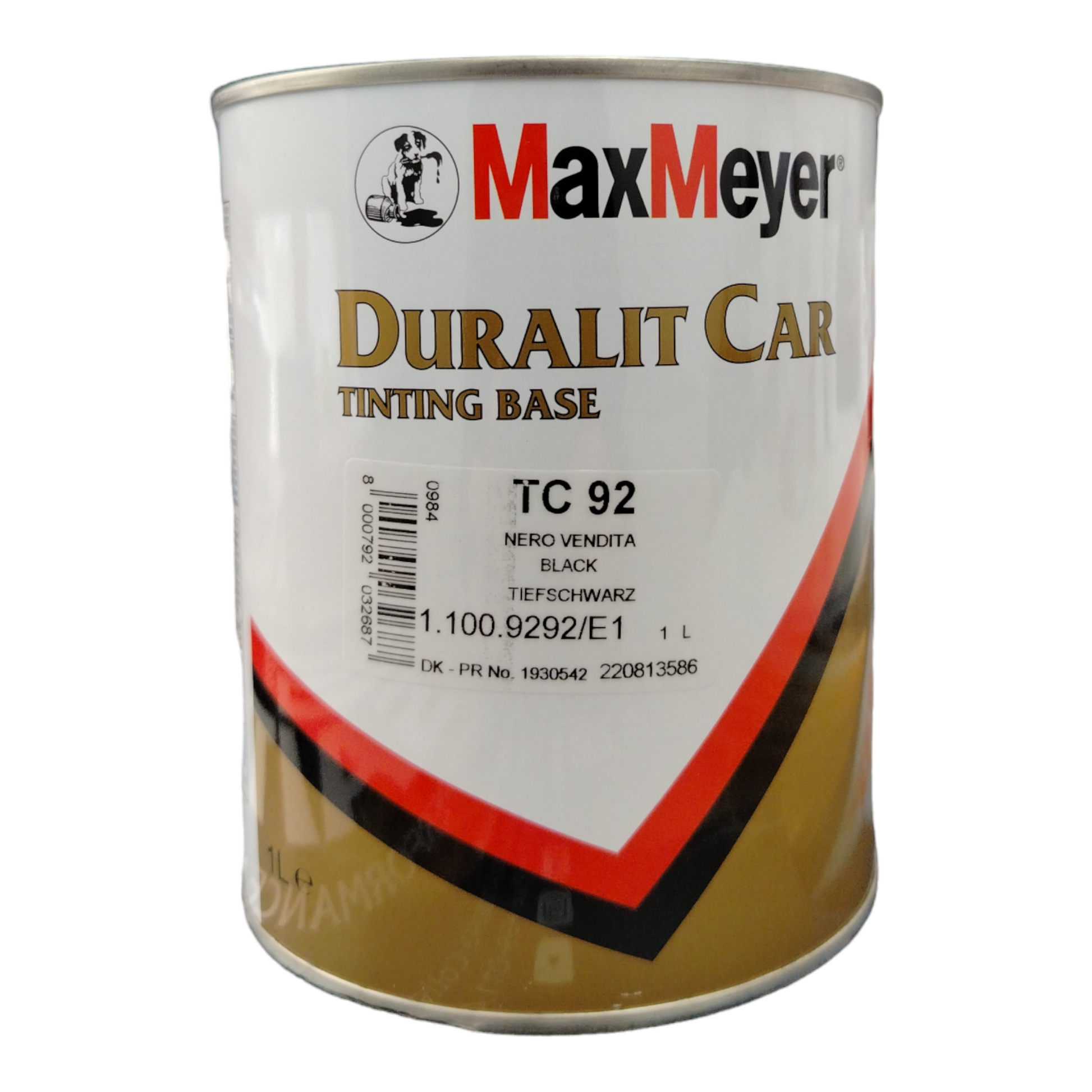 Duralit Car Tc 92 Nero Vendita Da Lt 1
