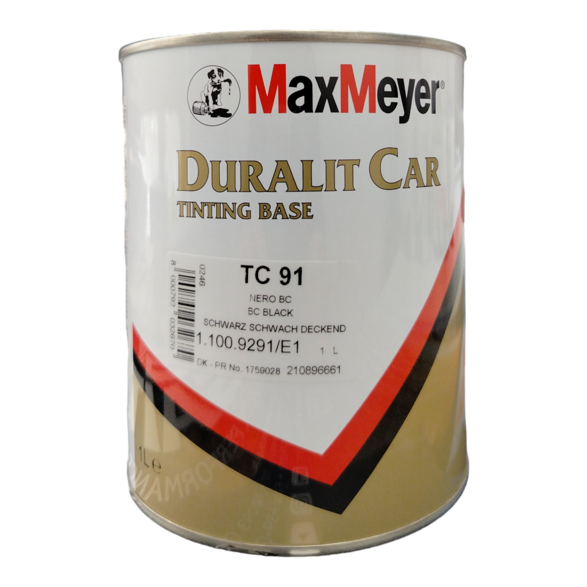 Duralit Car Tc 91 Nero Per Tinte Bc Da Lt 1