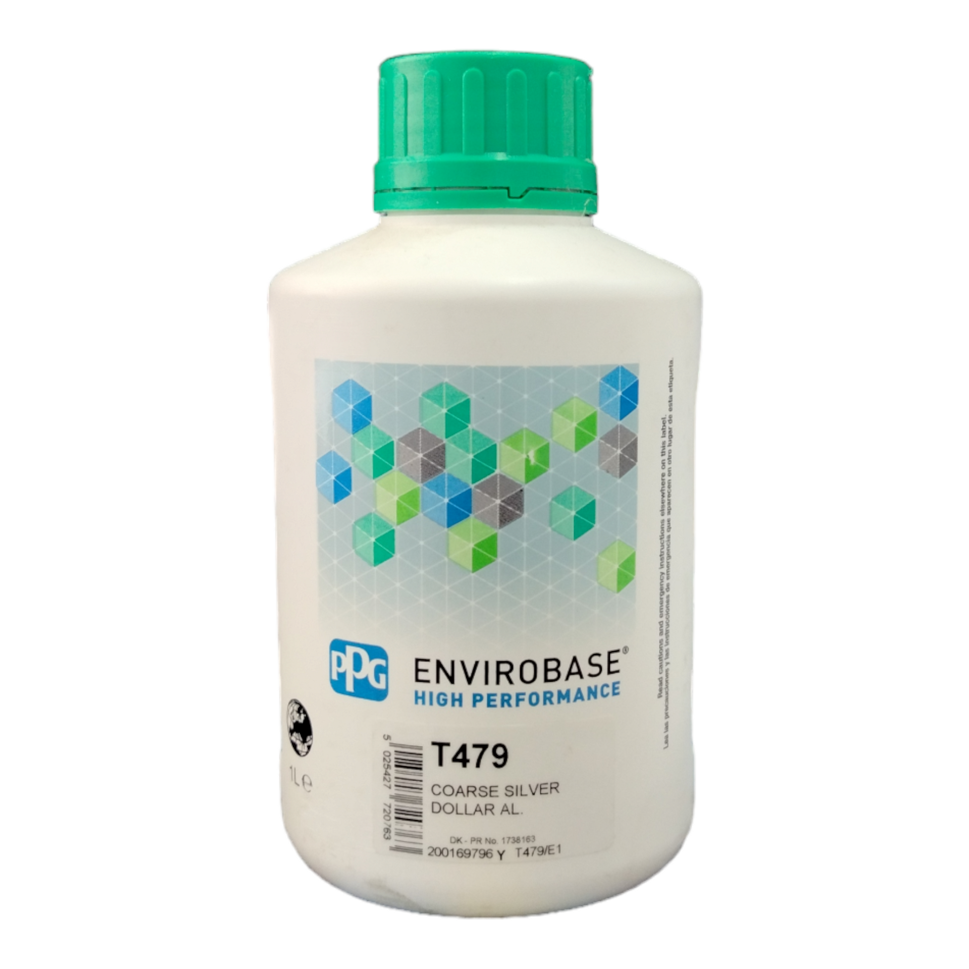 PPG Envirobase T479 Coarse Silver Dollar Aluminium Lt 1
